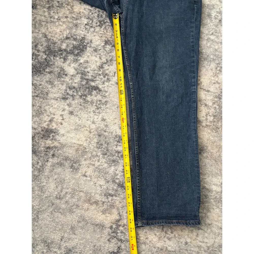 Duluth Trading Co Flex Weekender‎ Jeans Mens 38x30 (36x30) Blue Straight Denim